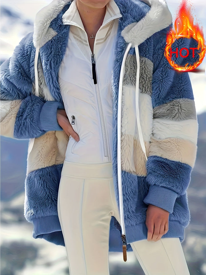 Serena | Plush Hooded Coat