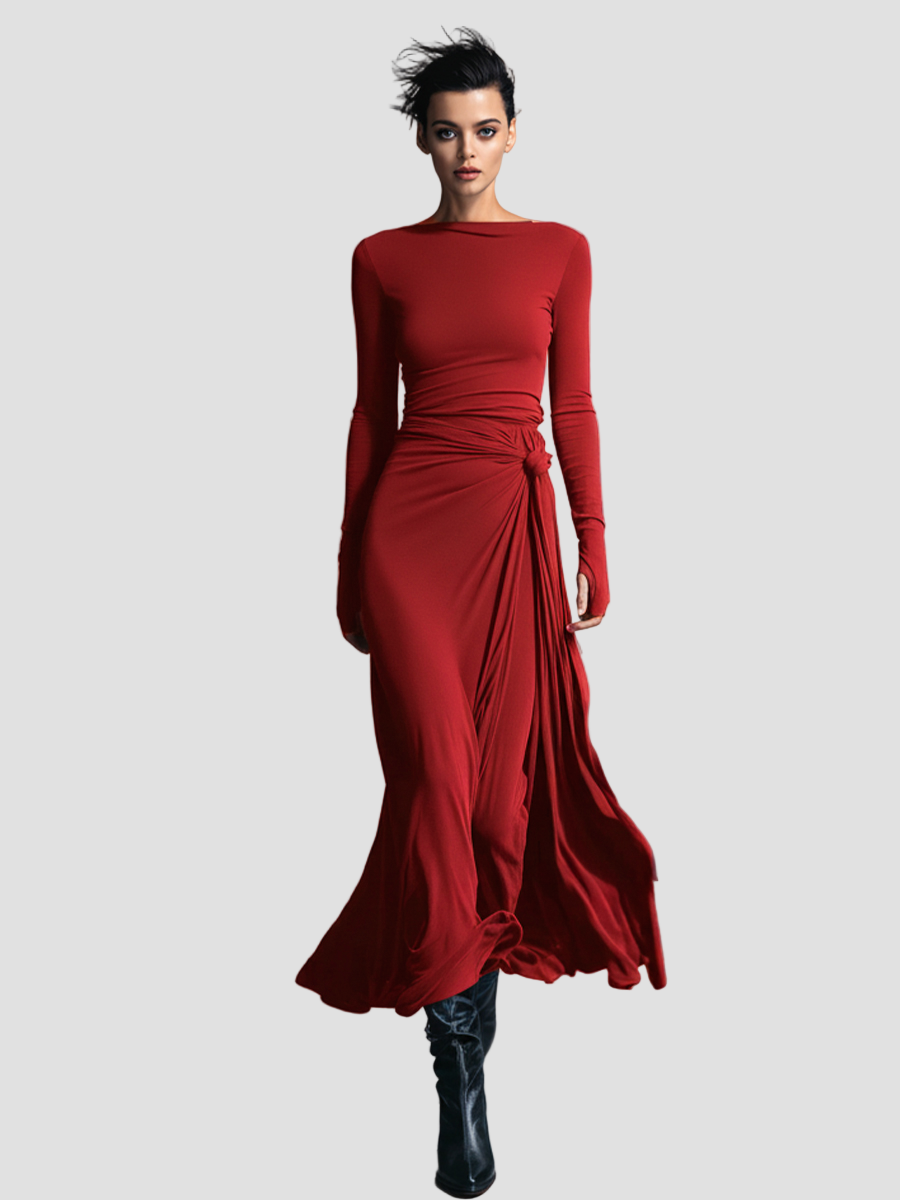 Anna | Elegant Dress Made of Stretch Fabric with Shaping Effect