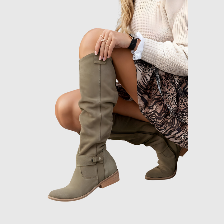 Odalia | Knee-High Leather Boots