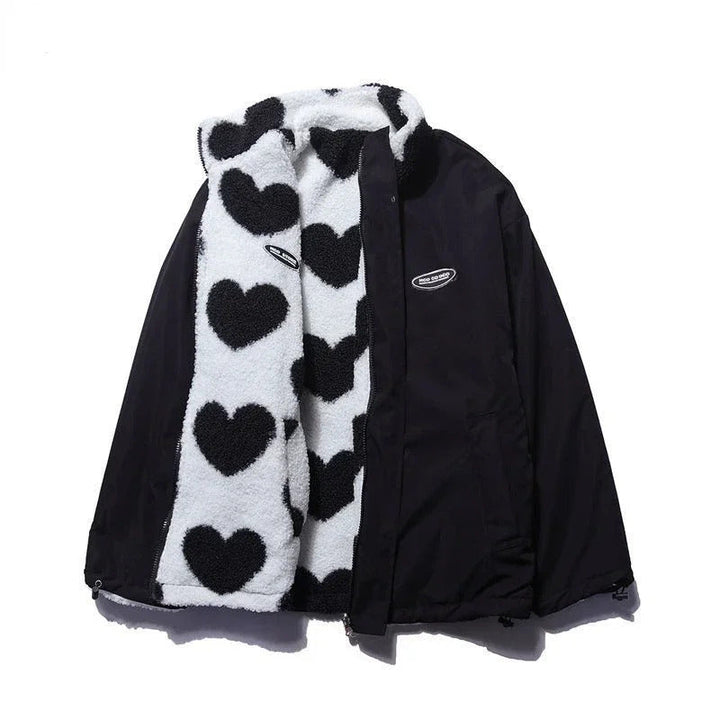 Elsie | Reversible Heart Jacket