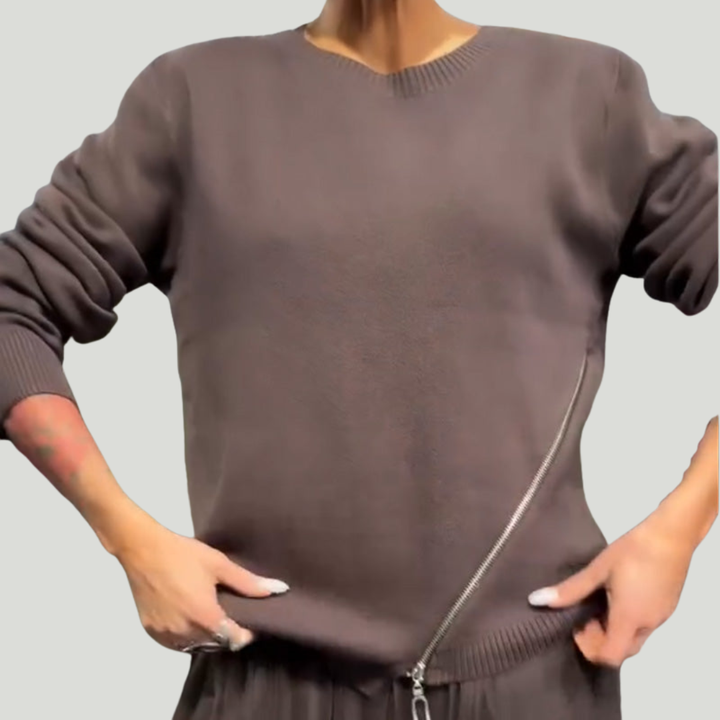 Ullé | Elegant Knit and Tulle Dress for Women